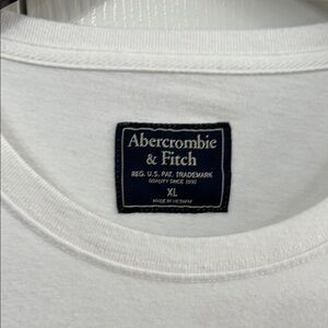 Abercrombie & Fitch White Men's Shirt